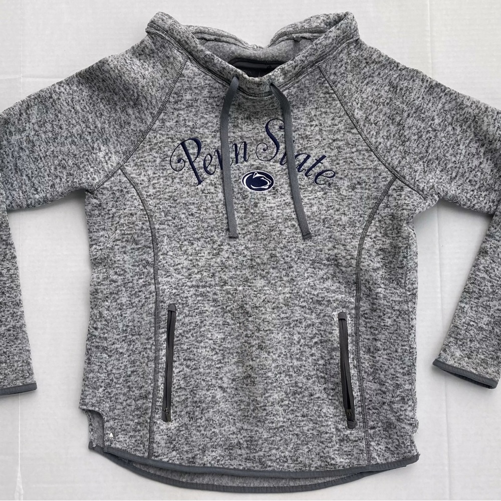 Penn State University Women's Gray Drawstring sweater Size M- Fits Like S